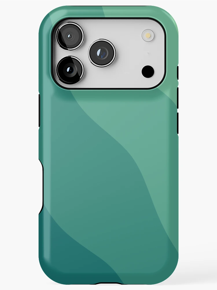 Thumbnail 1 of 4, iPhone Case, Turquoise Ripple Pattern designed and sold by Designs by Fox.