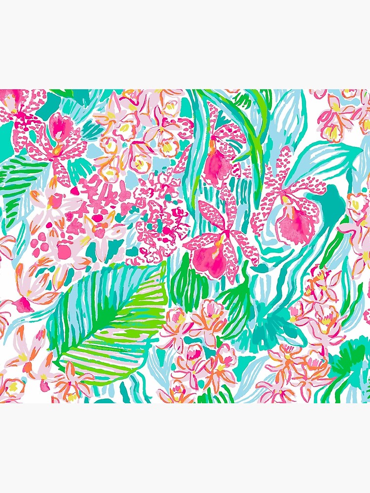 Thumbnail 6 of 6, Throw Blanket, orchid summer designed and sold by FrankieeSalas.