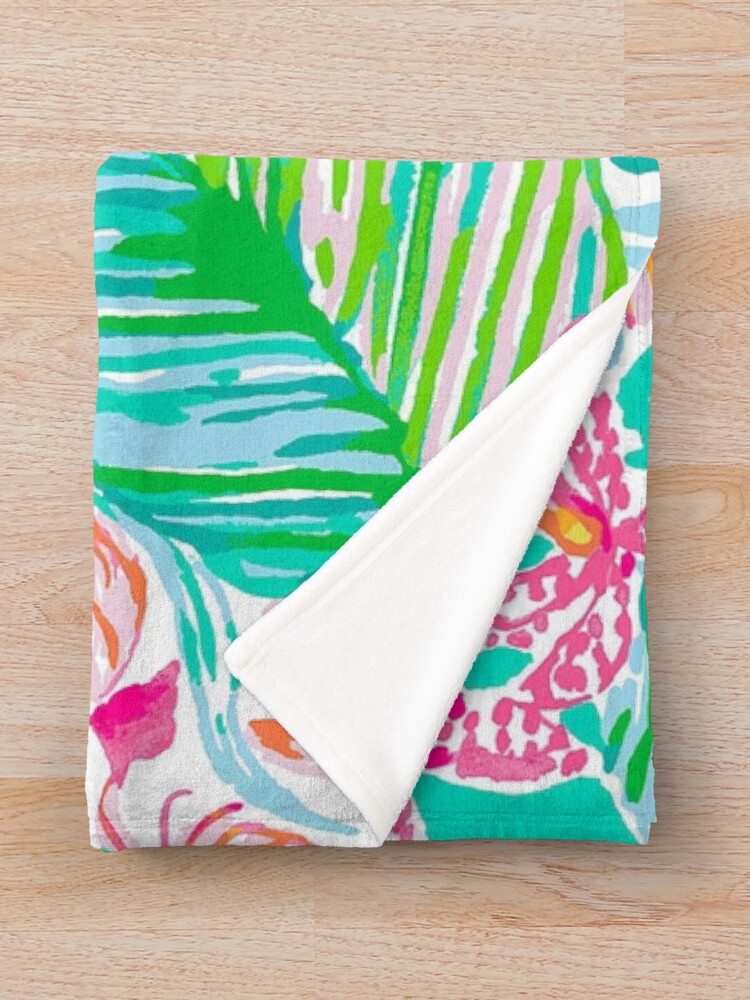 Thumbnail 3 of 6, Throw Blanket, orchid summer designed and sold by FrankieeSalas.