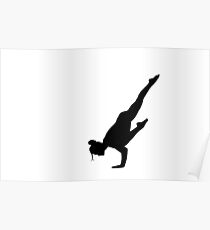 Woman Yoga pose Poster