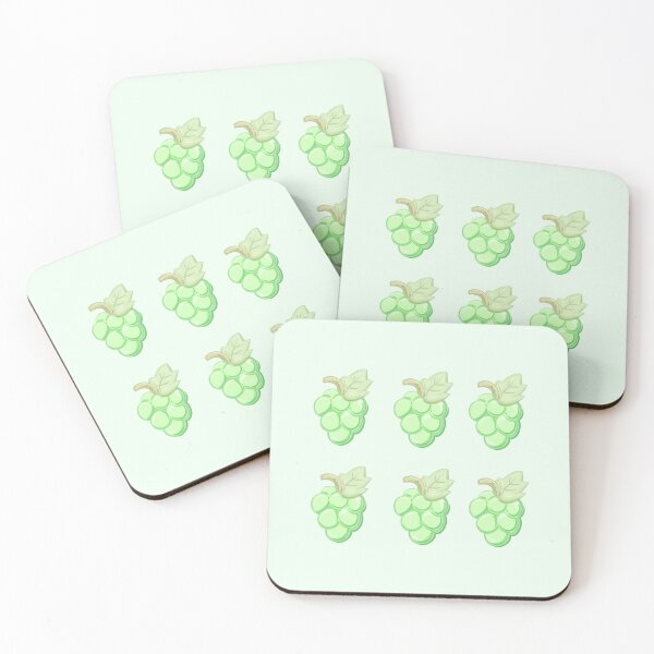Item preview, Cute green grapes with pastel colors designed and sold by Florvolcanica.