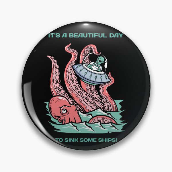 Item preview, Octopus Alien - its a beautiful day to sink some ships designed and sold by LilyBell6.