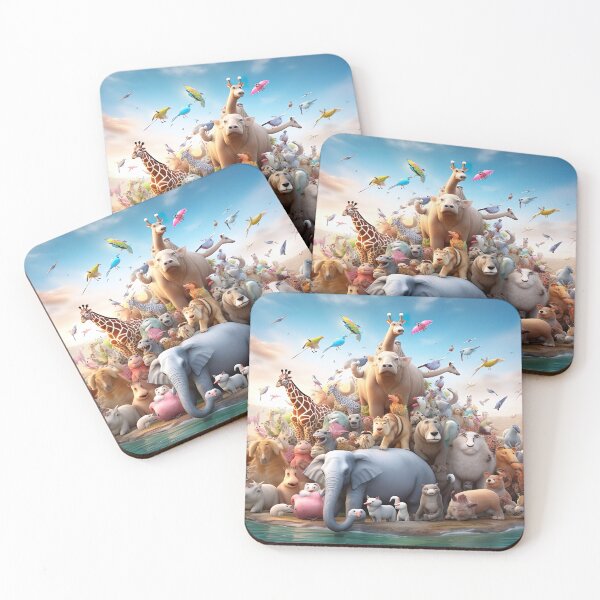 Item preview, Cute Colorful Animals  designed and sold by Soulsystem123.