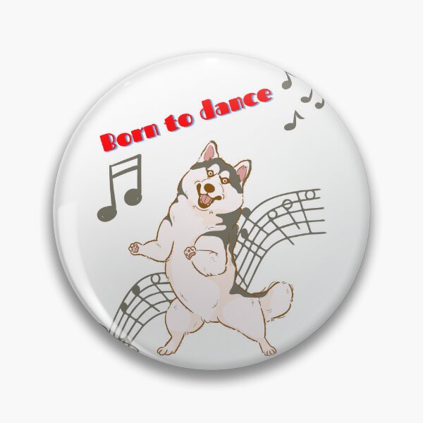 Item preview, funny husky born to dance designed and sold by zealfanal.