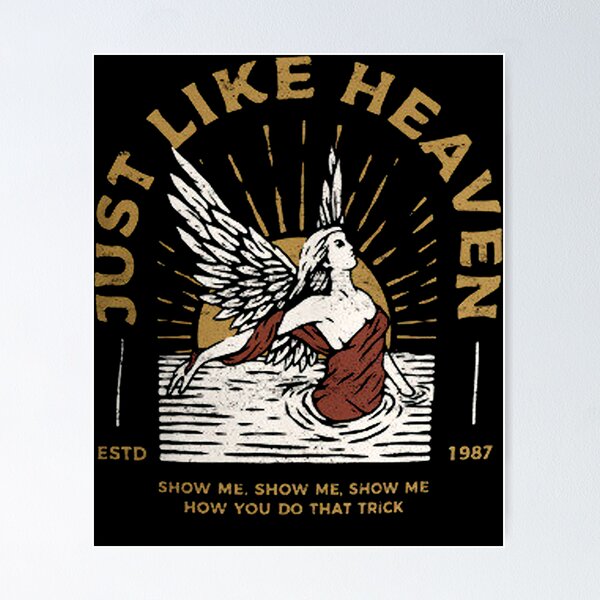 The Cure Shirt Men, Just Like Heaven Active  Poster