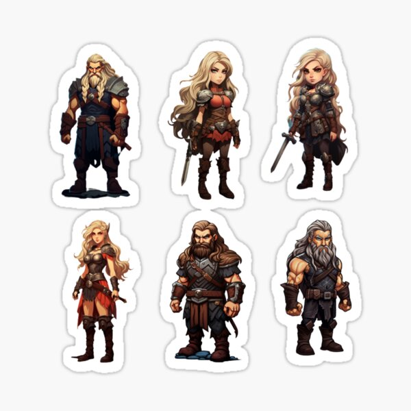 Viking Battles Stickers for Sale