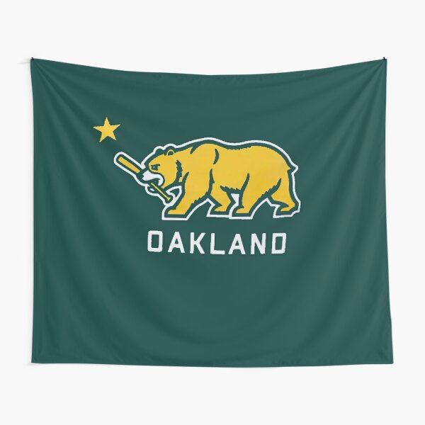 Oakland A's California Flag T Shirt with Elephant, Bear Flag Museum