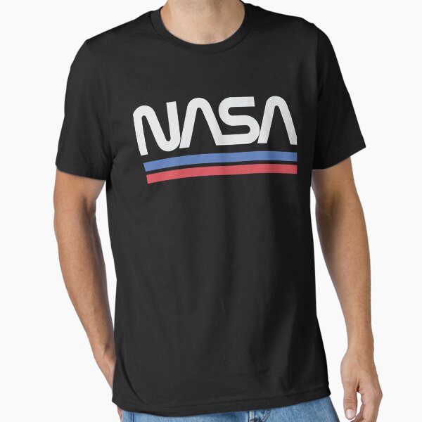Vista previa del artículo con la obra «Vintage nasa worm logo impresionante retro aeroespacial esencial», diseñado y vendido por Augusiraud.