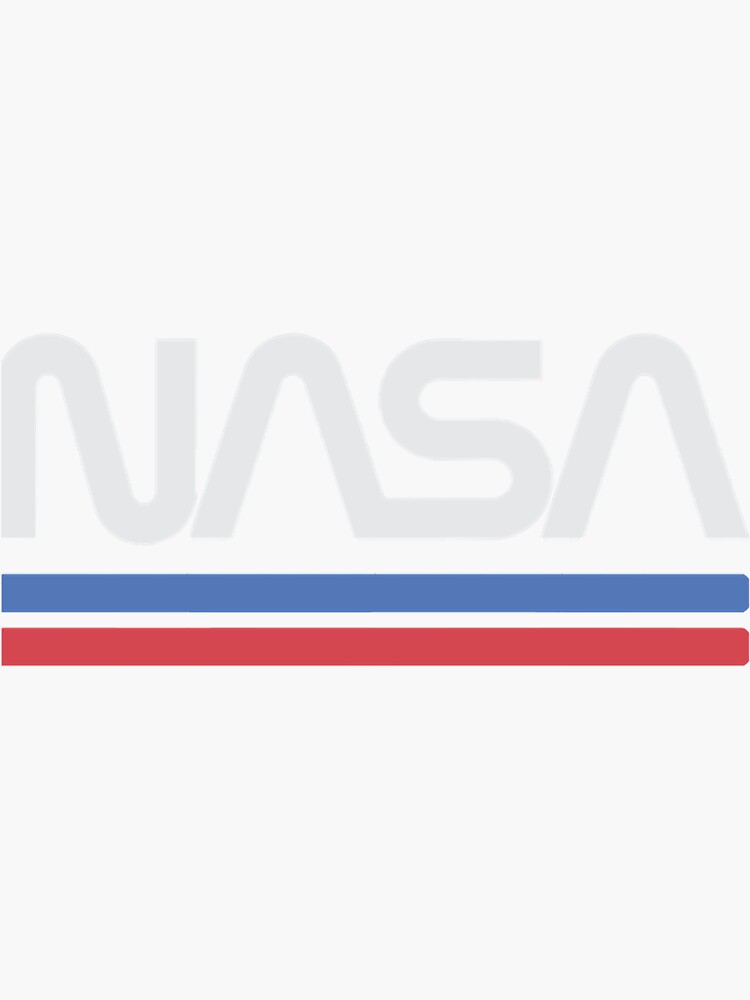 Vintage Nasa Worm Logo Red T-Shirt - Awesome Retro