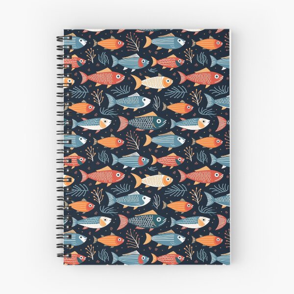 Item preview, Nordic Aquatic Symphony: A School of Fish designed and sold by RooTheCreative.