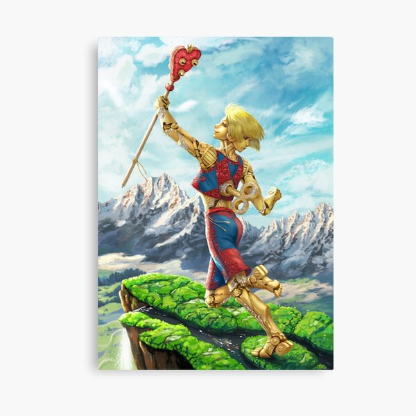 Self-Winding Jester Canvas Print