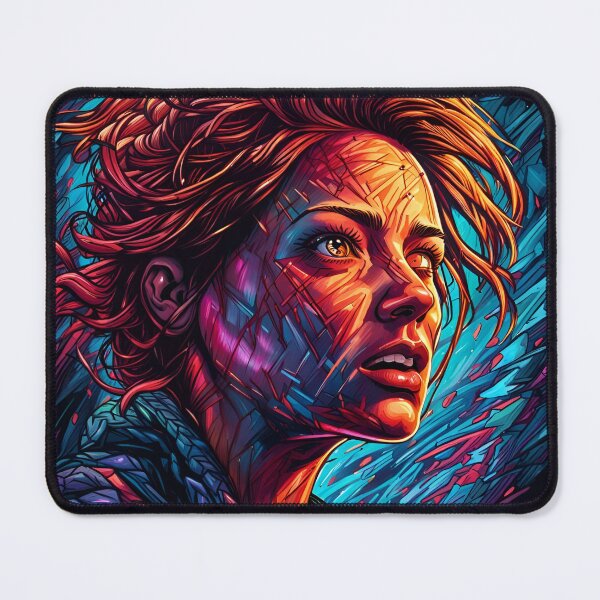 Item preview, Scarred woman escaping pain designed and sold by UninteligentArt.