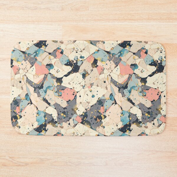 Item preview, Abstract stone terrazo pattern designed and sold by Beige-K-art.