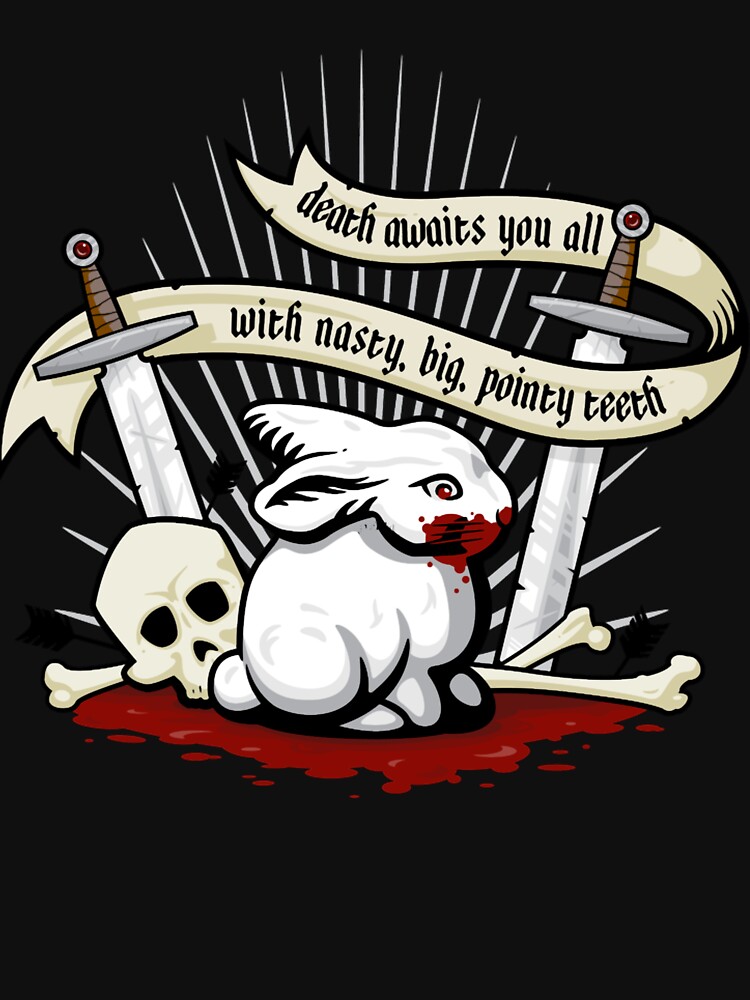 Thumbnail 7 of 7, Essential T-Shirt, The Rabbit of Caerbannog designed and sold by Designerhogan.