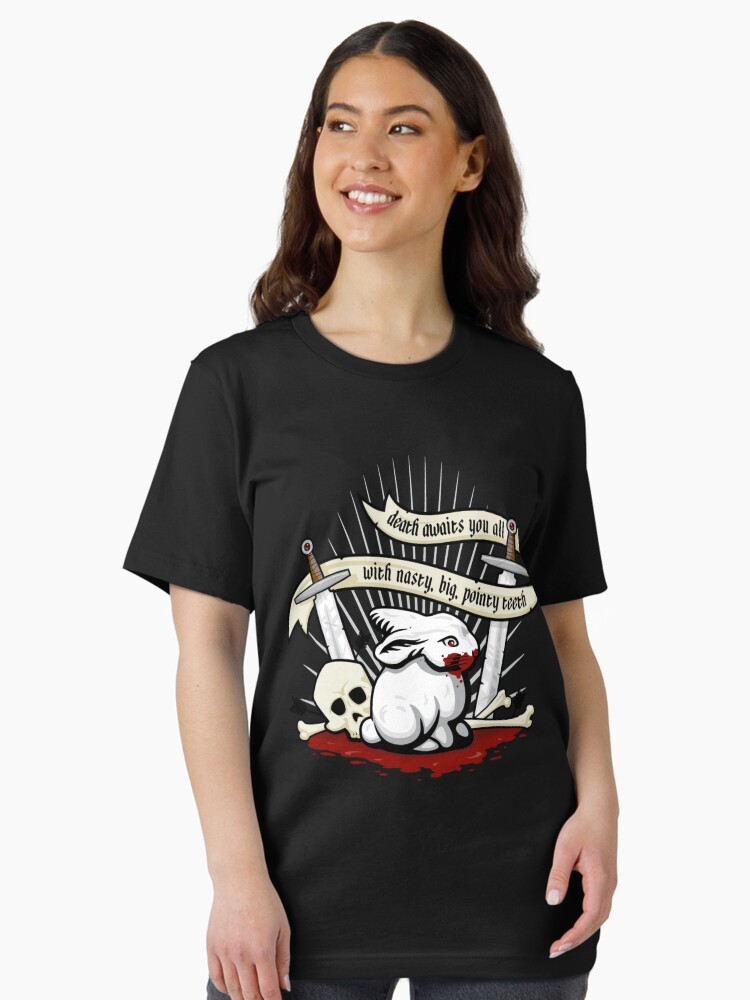 Thumbnail 2 of 7, Essential T-Shirt, The Rabbit of Caerbannog designed and sold by Designerhogan.