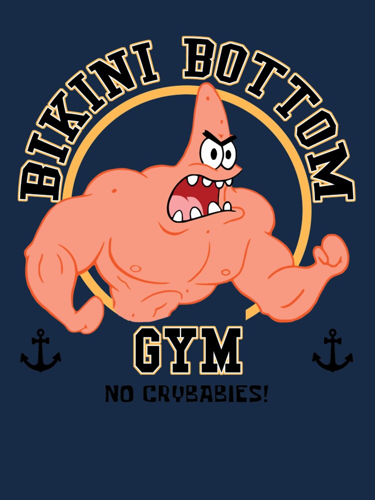 SpongeBob SquarePants Patrick Bikini Bottom Gym Laser Engraved Short S –  SpongeBob SquarePants Shop