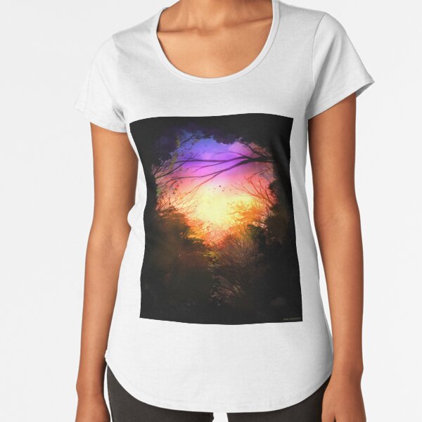Autumn Burst Premium Scoop T-Shirt