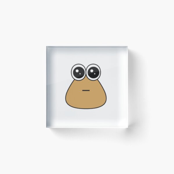 Pou Meme | Acrylic Block