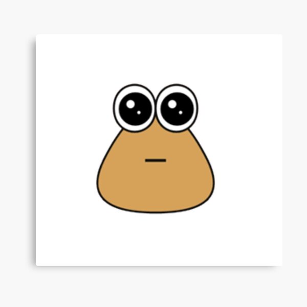 Pou Meme Canvas Prints for Sale