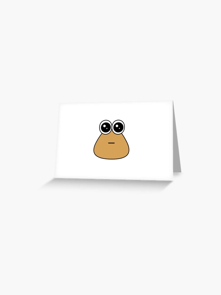 hungy pou uwu Greeting Card for Sale by Neesu