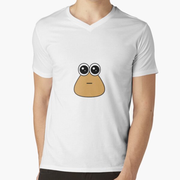 Hungry Pou logo with text - T-Shirt