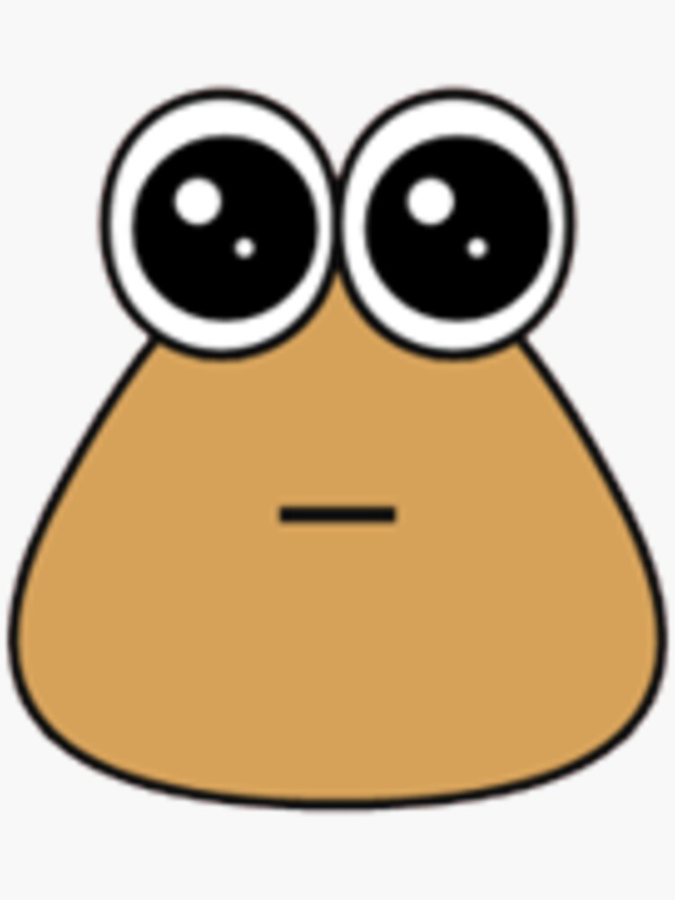 Emo Pou Stickers for Sale