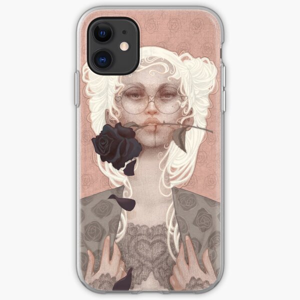 Mystery Girl Iphone Cases Covers Redbubble - roblox mysterious woman kissing