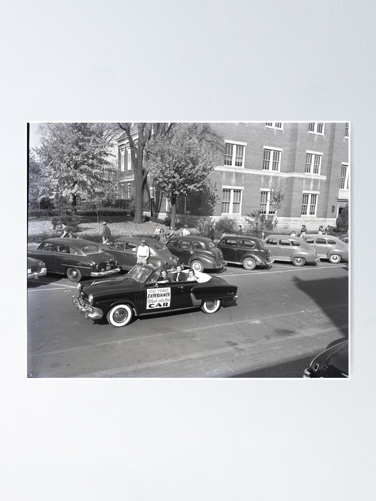 "1952 GRIFFIN MOTORS SALES PARADE, MAYFIELD, KENTUCKY" Poster by