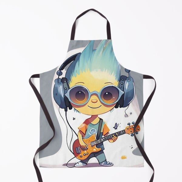 Item preview, Kawaii Boy With Guitar - Kawaii Boy designed and sold by SafiannaSpace.