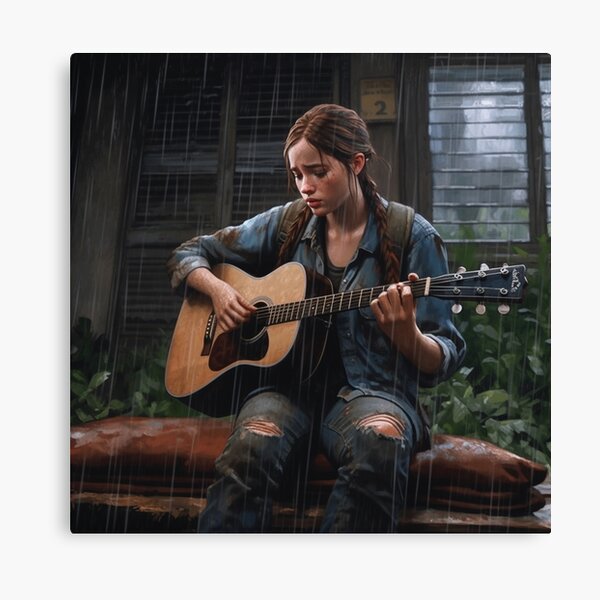 The last of us ellie Guitar Posters Postcard for Sale by brentonclant