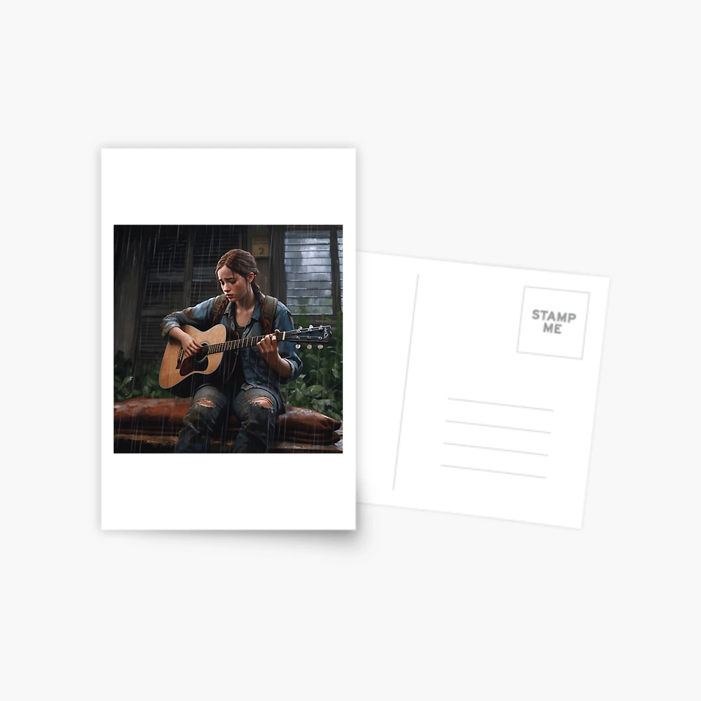 The last of us ellie Guitar Posters Postcard for Sale by brentonclant