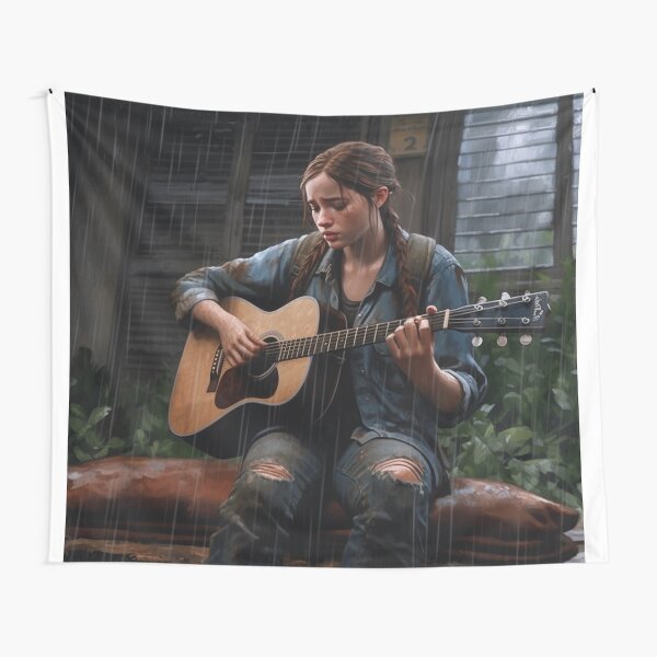 Item preview, The last of us ellie Guitar Posters designed and sold by brentonclant.