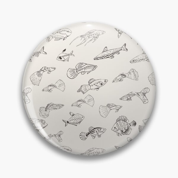 Item preview, Fishes outline seamless pattern background. designed and sold by Jayjaynaenae.