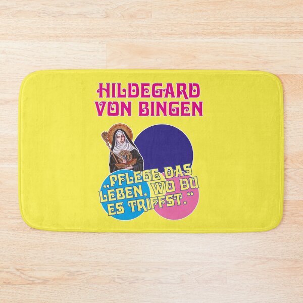 Item preview, Hildegard von Bingen, Nurture life wherever you find it designed and sold by Mauswohn.