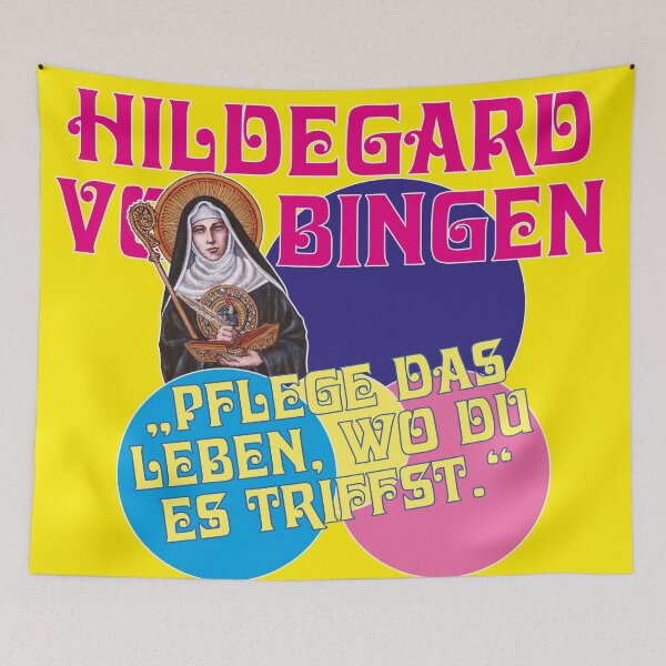 Item preview, Hildegard von Bingen, Nurture life wherever you find it designed and sold by Mauswohn.