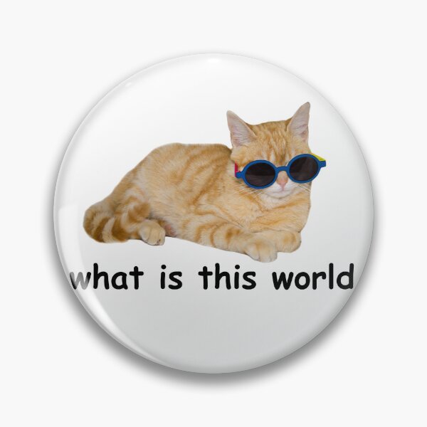 Item preview, What is this world funny cat meme designed and sold by NateCF.
