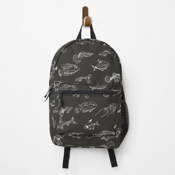 Item preview, Fishes outline seamless pattern background. designed and sold by Jayjaynaenae.