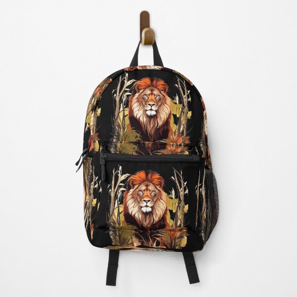 Item preview, Realistic vibrant Lion in the wild design designed and sold by Artbyminga.