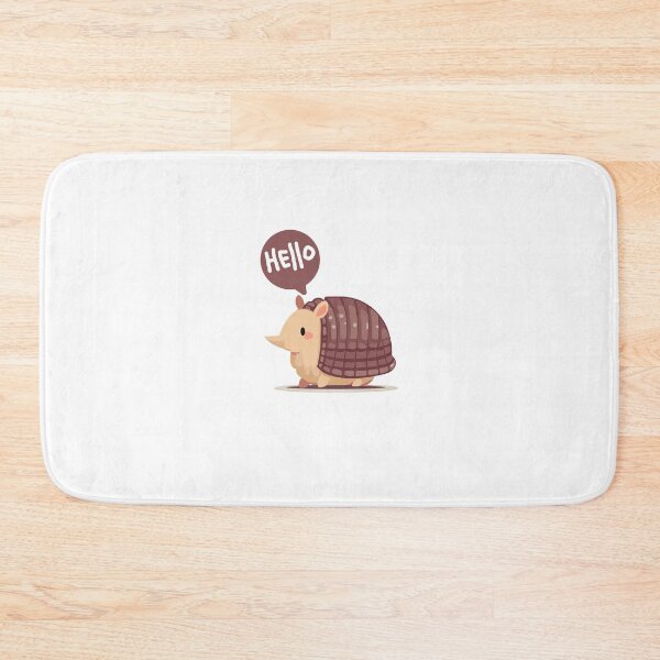 Item preview, Cute Armadillo 1 Hello designed and sold by HarshBrown.