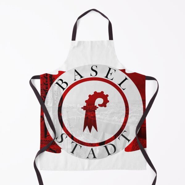 Item preview, Basel city canton flag, riverside charm on Rhine designed and sold by EclecticCharm.