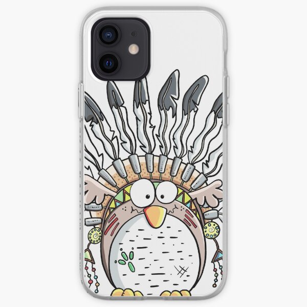 Funny Indian Owl iPhone Soft Case