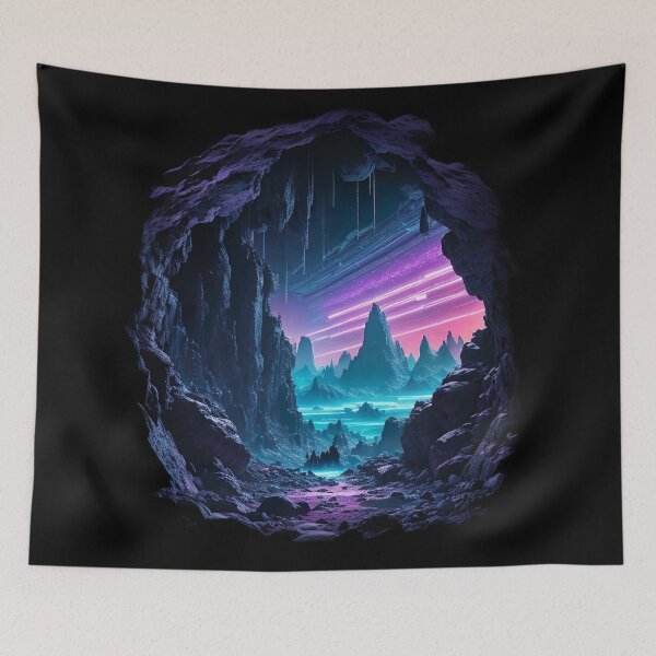 Item preview, Escape From Cave on Alien Planet designed and sold by lofirun.