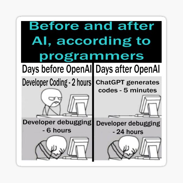 Aperçu de l'œuvre Avant et après OpenAI et ChatGPT, selon les programmeurs créée et vendue par The AEGIS Alliance.