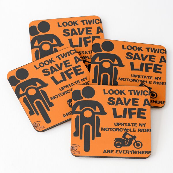 Item preview, Look Twice to Save a Life - Motorcycle Riders designed and sold by Kaleigh W.