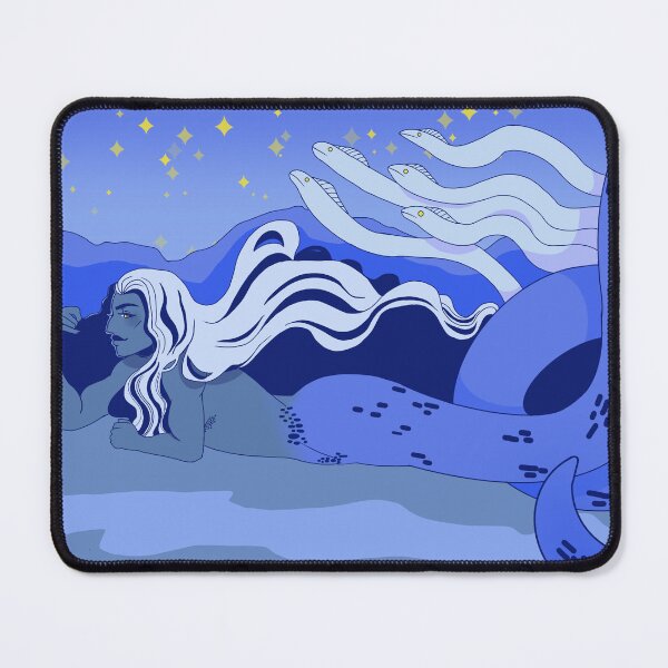 Item preview, Vintage inspired merman designed and sold by EAIllustration.