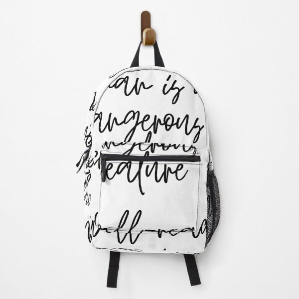 Item preview, a well-read woman is a dangerous creature - beautiful script quote designed and sold by venomouspixie.