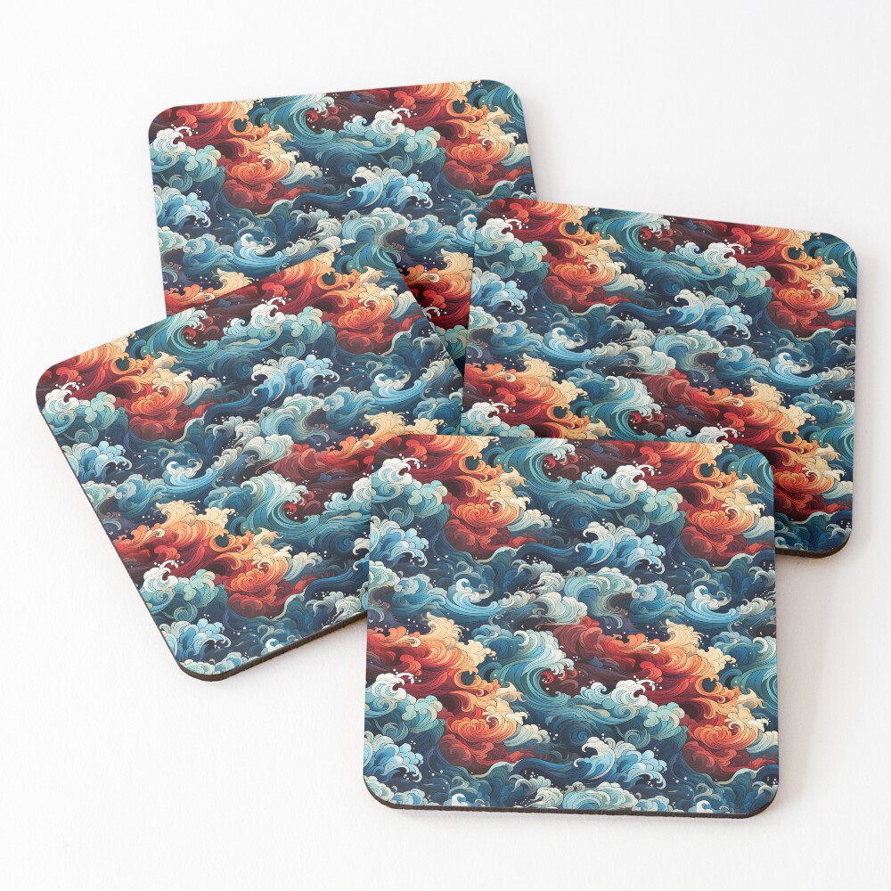 Item preview, Coasters (Set of 4) designed and sold by patchic.