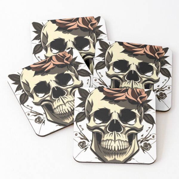 Item preview, Skull and roses  designed and sold by Roxburylane.
