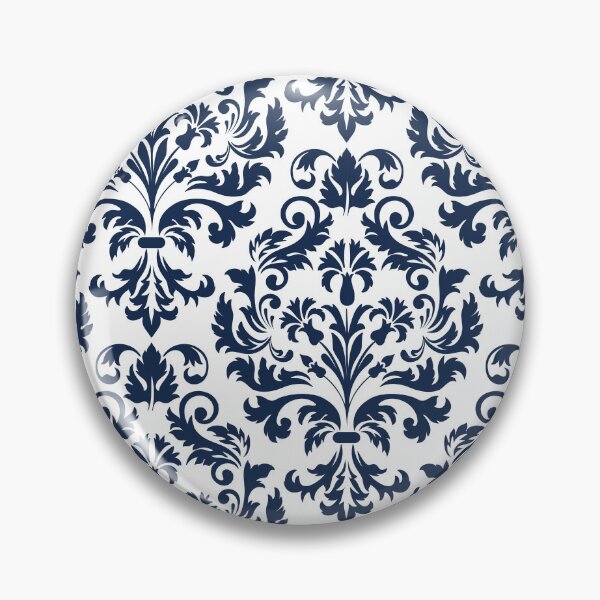 Item preview, Blue Damask Tile Pattern designed and sold by printguys.