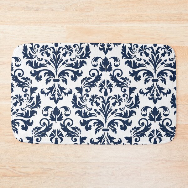 Item preview, Blue Damask Tile Pattern designed and sold by printguys.